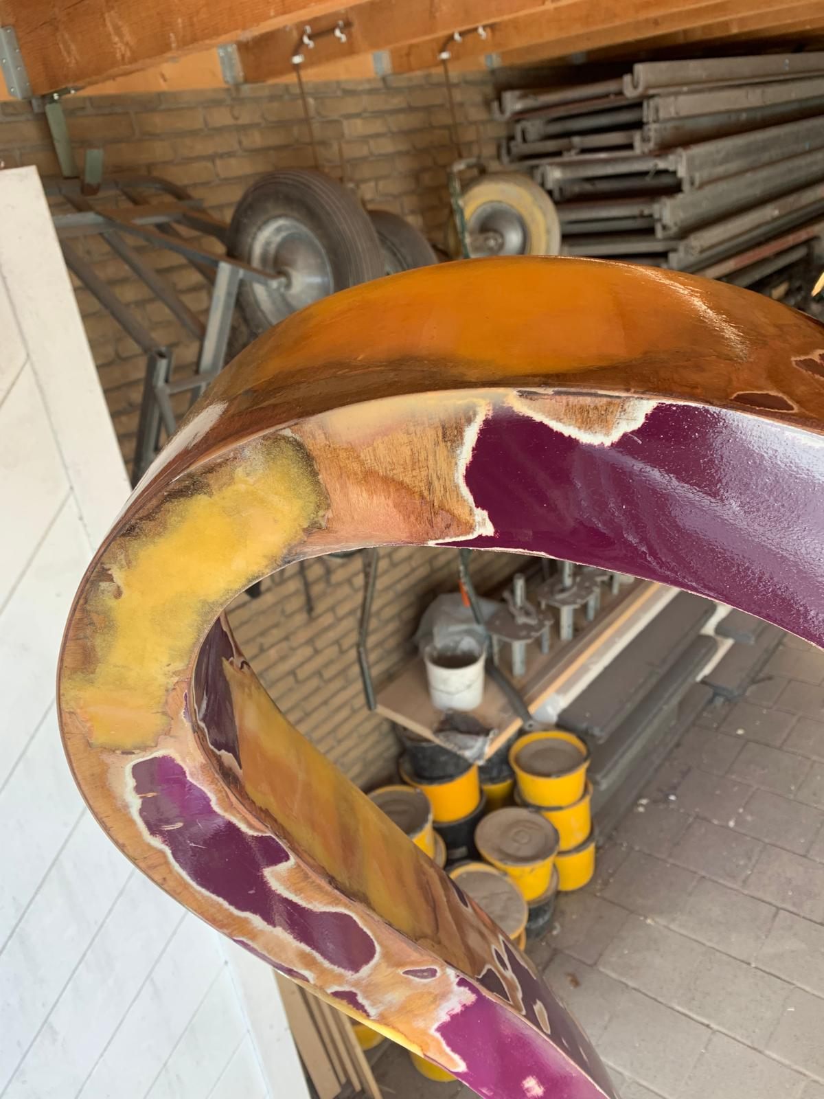 Kunstwerk restauratie - Reparatie met epoxy